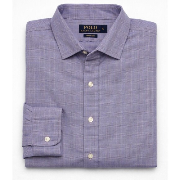 Polo Ralph Lauren Other - Polo Ralph Lauren Mens XL Purple Check Button Down Shirt Long Sleeve Cotton